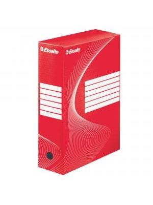 Archívny box Esselte 100mm červený/biely