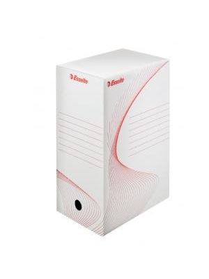 Archívny box Esselte 150mm biely/červený