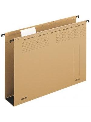 Závesný obal Leitz ALPHA 60mm dno hnedý