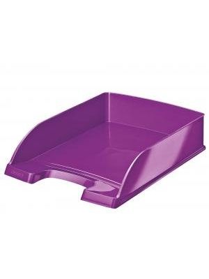 Odkladač Leitz WOW metalický purpurový