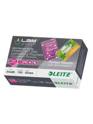 Laminovacie fólie Leitz 54x86 mm, 125 mic