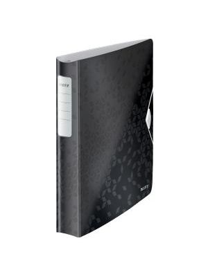 Zakladač 4-krúžkový Leitz Active WOW celoplastový 5,2cm čierny