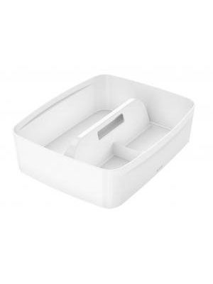 Organizér s držadlom Leitz MyBox L biely