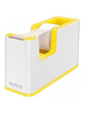 Dispenzor s páskou Leitz WOW biely/žltý