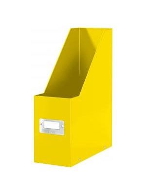 Stojan na časopisy Leitz Click & Store žltý