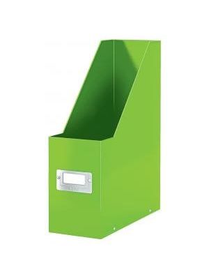 Stojan na časopisy Leitz Click & Store metalická zelená