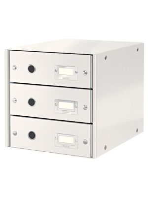 Zásuvkový box Leitz Click & Store 3 zásuvky biela
