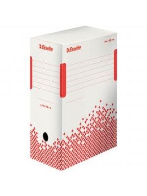 Archívny box Esselte Speedbox 150mm biely/červený