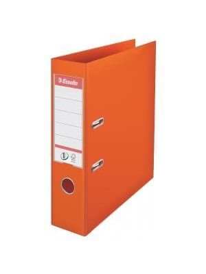 Zakladač pákový Esselte No.1 celoplastový 7,5cm oranžový