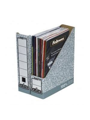 Archív na časopisy Fellowes BANKERS BOX sivý/biely