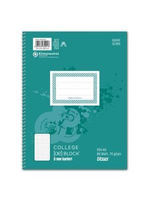 Blok College Format Werk Ursus Basic A5 80 listov štvorčekový 70g