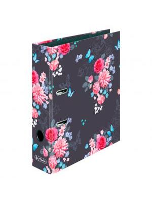 Zakladač pákový Herlitz maX.file Ladylike 8cm Kvety