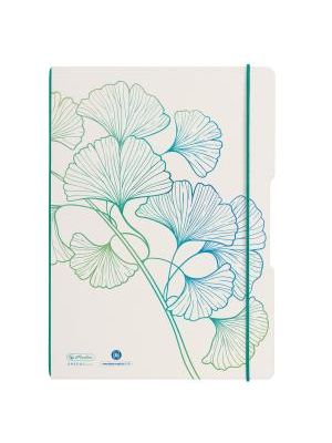 Zošit Herlitz my.book Flex Greenline Ginko A4 2x40 listov linajkový štvorčekový PP