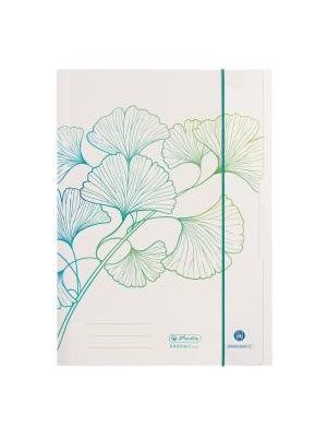 Kartónový obal s gumičkou Herlitz Greenline Ginko