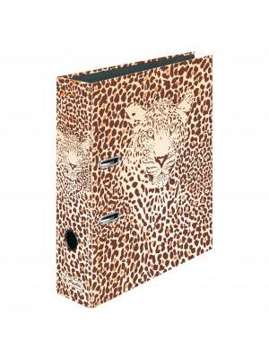 Zakladač pákový Herlitz 8cm Leopard