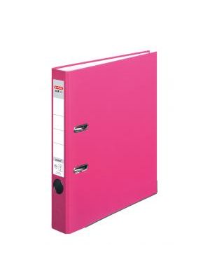 Zakladač pákový Herlitz maX.file Color Blocking poloplastový 5cm indonézska ružová