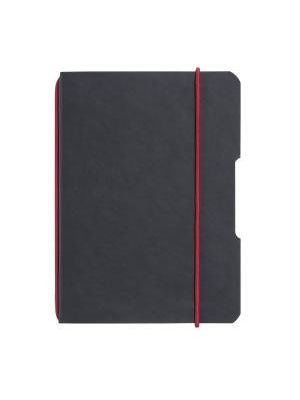 Zošit Herlitz my.book Flex A5 40 listov štvorčekový čierna koženka