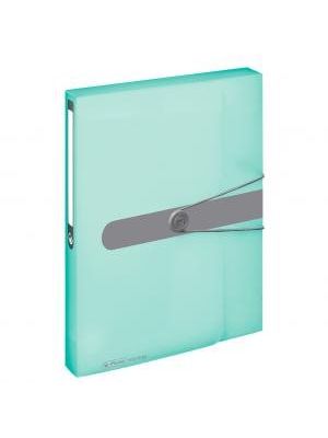 Plastový box s gumičkou Herlitz A4 PP mint