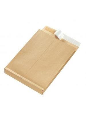 Taška B4 Herlitz s X dnom a odtrhávacou páskou 250 x 353 mm 130g hnedá 25ks