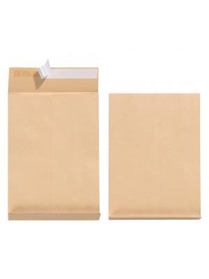 Taška B4 Herlitz s X dnom a odtrhávacou páskou 250 x 353 mm 130g hnedá 5ks