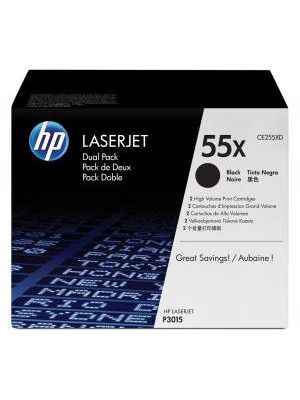 Toner HP CE255XD HP 55X dual pack pre Enterprise P3015/LJ Pro M521/Enterprise M525 black (2x13.000 str.)