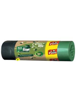 Vrecia zaťahovacie FINO Green Life  Easy 60 ℓ, 27 mic., 63 x 72 cm (10 ks)