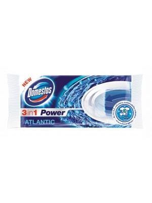 Domestos 3 in1 WC blok NÁHRADNÝ tuhý Atlantic 40 g