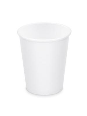 Papierové poháre biele Ø80 mm 280 ml `M`  0,2l (50 ks)