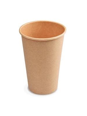 Papierové poháre hnedé kraft  Ø 80 mm 330 ml, 0,3l (50 ks)