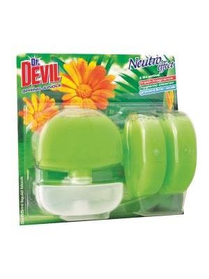 Dr. Devil závesný WC gél 3 x 55 ml - Spring Jungle