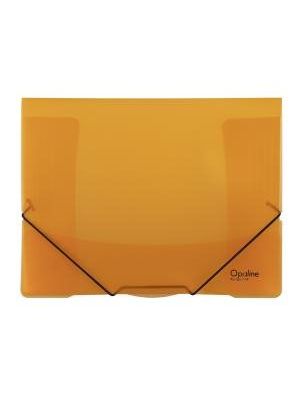 Plastový obal s gumičkou Karton PP Opaline oranžový