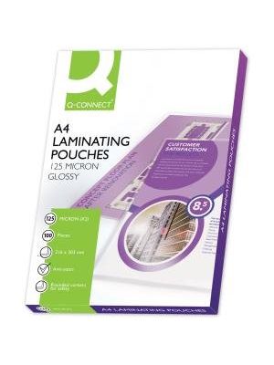 Laminovacie fólie Q-Connect 216x303 A4 125mic