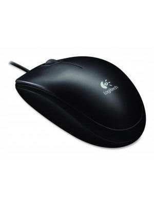 Myš Logitech B100 black, optická, USB