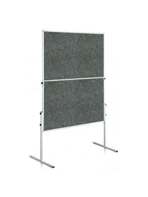 Moderačná tabuľa plstená 150x120 cm ECONOMY sivá