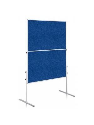 Moderačná tabuľa plstená 150x120 cm ECONOMY modrá