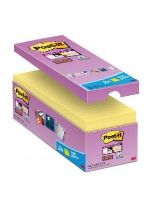 Bločky Post-it Super Sticky žlté 76x76mm 16x90l