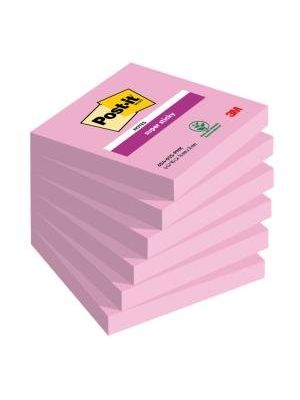 Bločky Post-it Super Sticky svetlo ružové 76x76mm