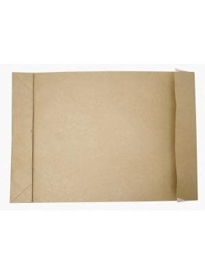 Taška B4 s X dnom a odtrhávacou páskou 250 x 354 mm hnedá 130g
