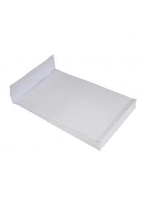 Taška B4 s X dnom a odtrhávacou páskou 250 x 354 mm biela 140g
