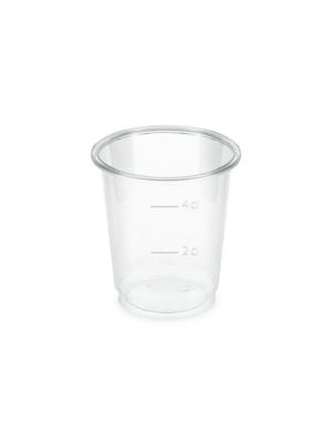 Pohárik (PLA) BIO číry Ø48mm 2cl/4cl [40 ks]