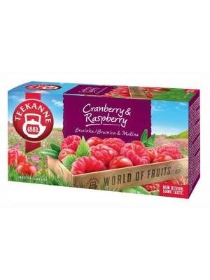 Čaj TEEKANNE ovocný Cranberry & Raspbery 45 g