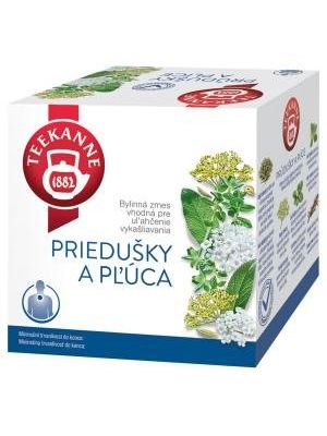 Čaj TEEKANNE bylinný Priedušky a pľúca 20 g