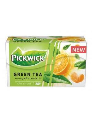 Čaj PICKWICK zelený pomaranč s mandarinkou 20 x 1,5 g