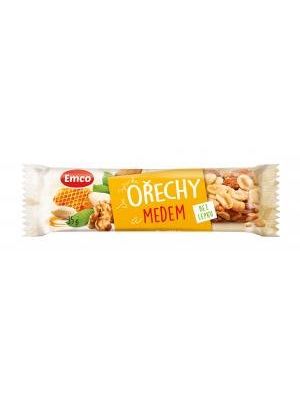 Tyčinka MYSLI bez lepku 35 g Orechy a med