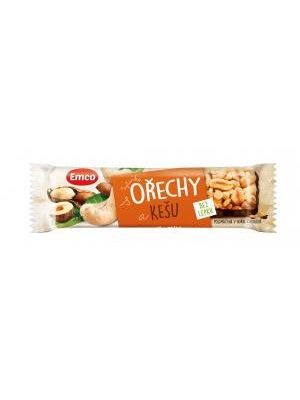 Tyčinka MYSLI bez lepku 35 g Orechy a kešu