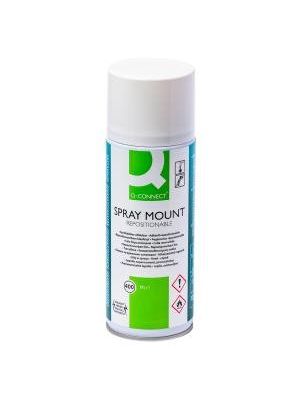 Lepidlo v spreji Q-CONNECT Quick Mount 400ml nepermanentné