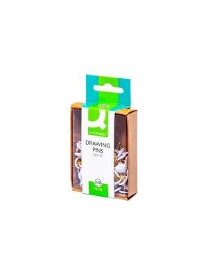 Pripináčiky Q-CONNECT 9mm biele 120ks