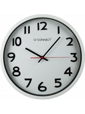 Nástenné hodiny Q-CONNECT 35cm biele