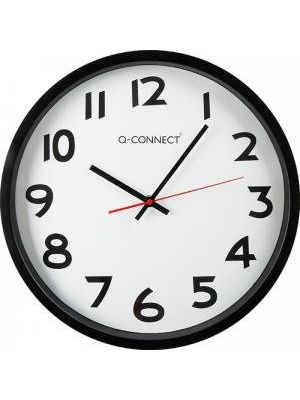 Nástenné hodiny Q-CONNECT 35cm čierne