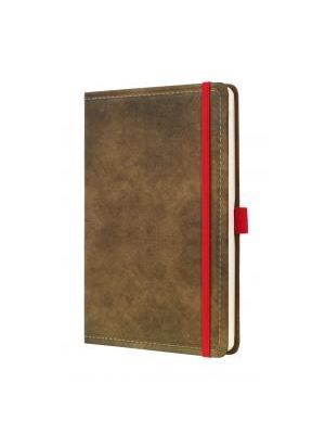 Zápisník CONCEPTUM Vintage linajkový hnedý 135x203mm